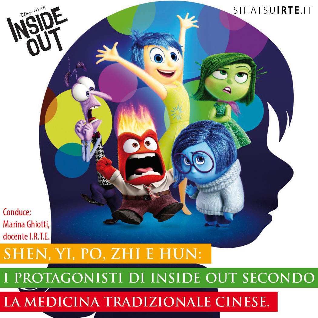 Shen, Yi, Po, Zhi e Hun: i protagonisti di Inside Out secondo la Medicina Tradizionale Cinese.