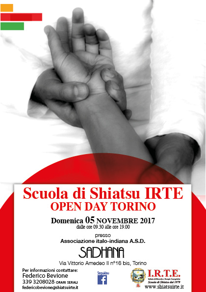 scuola di shiatsu irte Torino open day