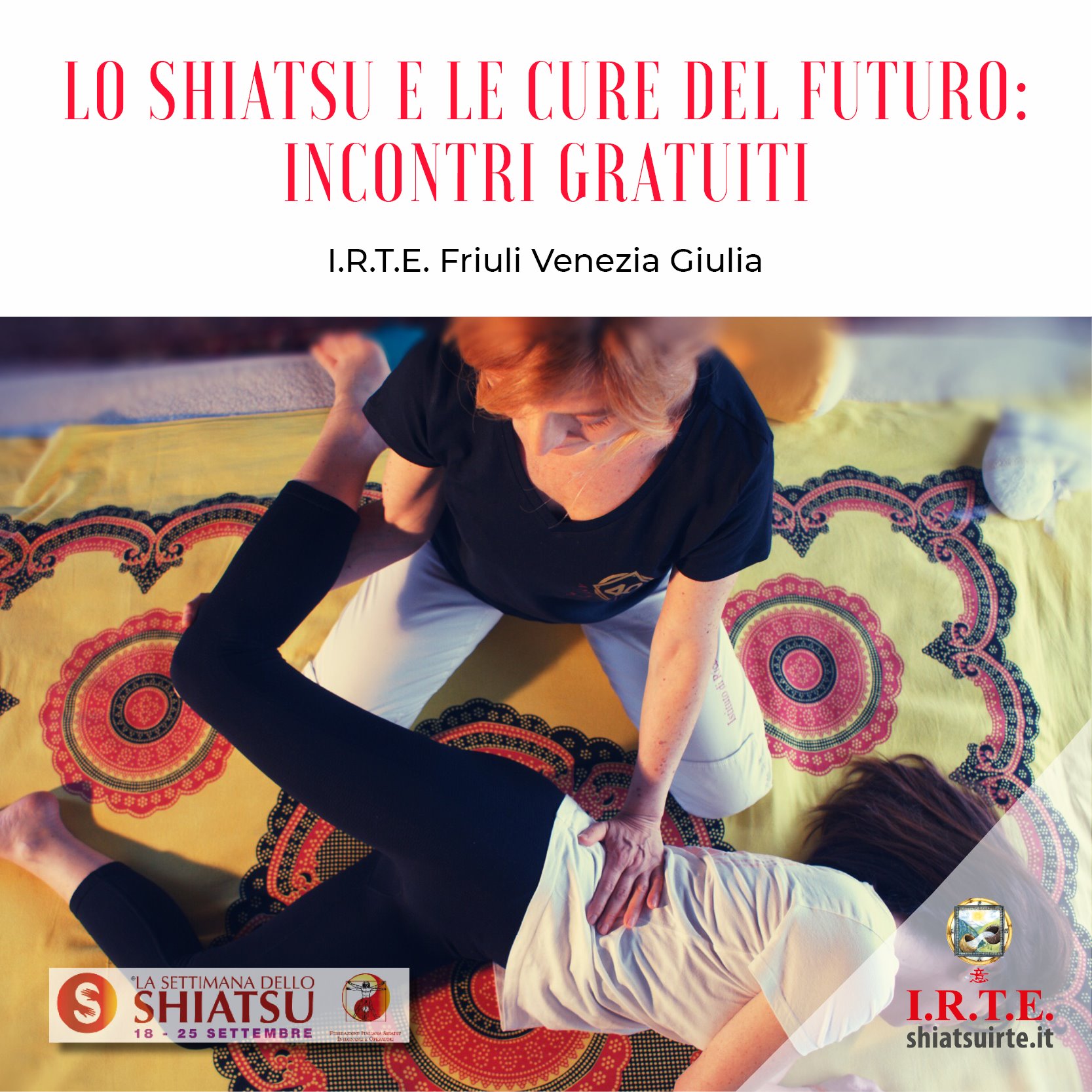 18-25 settembre 2020: la Settimana dello Shiatsu in Friuli Venezia Giulia - Incontri gratuiti
